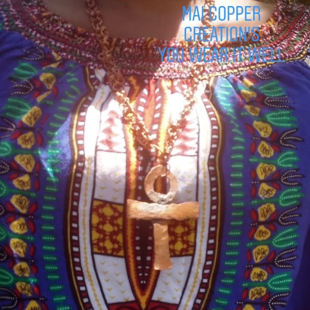 Authentic Copper Necklace and Pendant